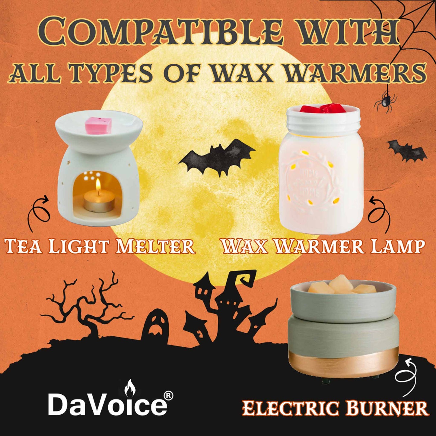 Halloween scented wax melts