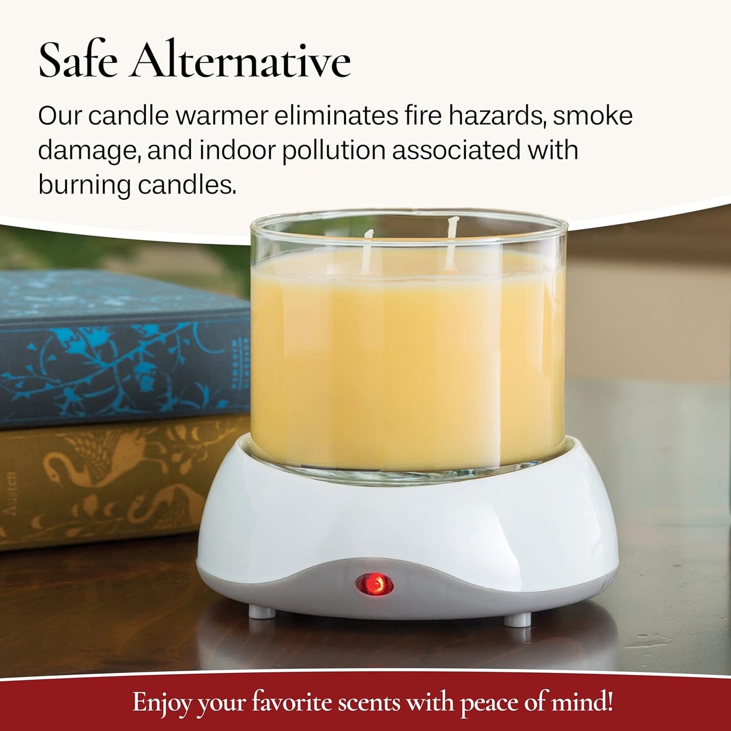 candle warmer plate auto shut off