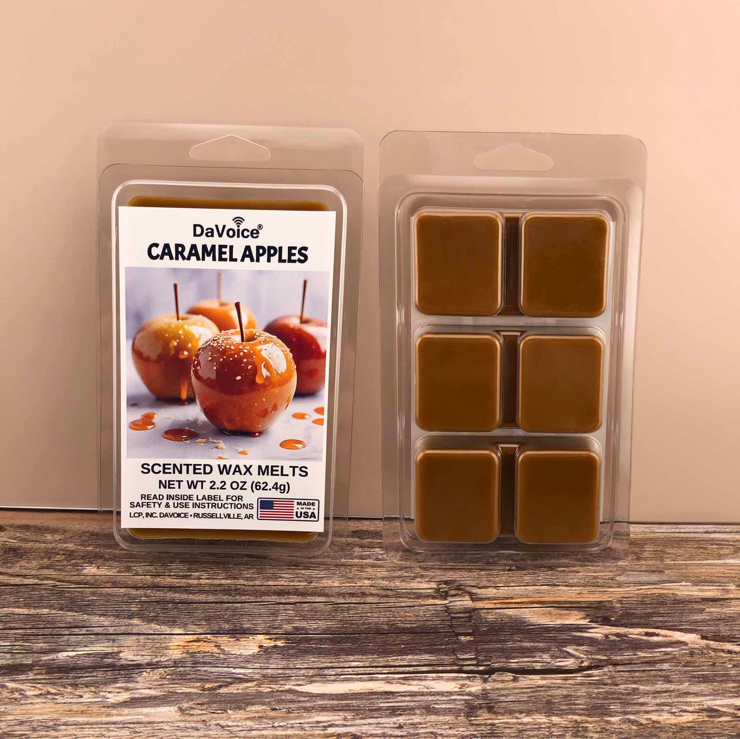 caramel wax melts