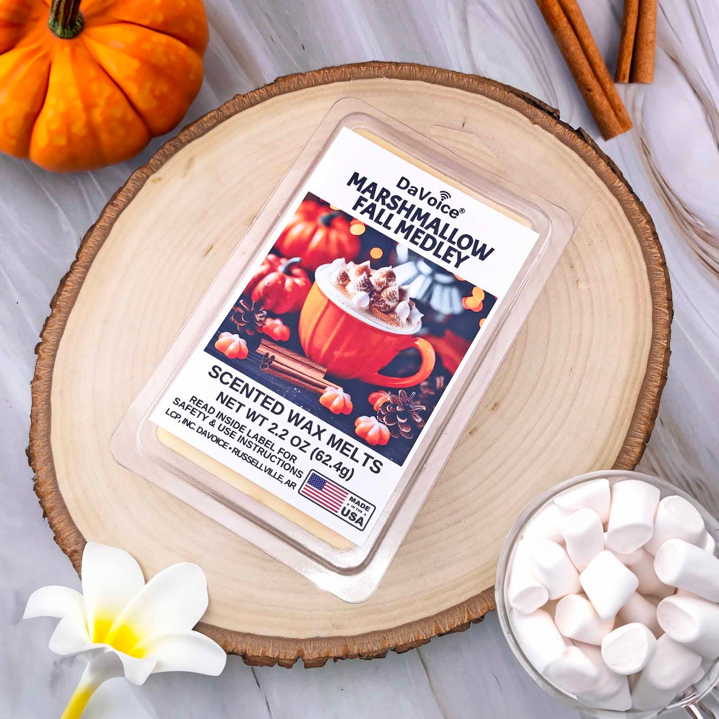 soy scented wax melts pumpkin