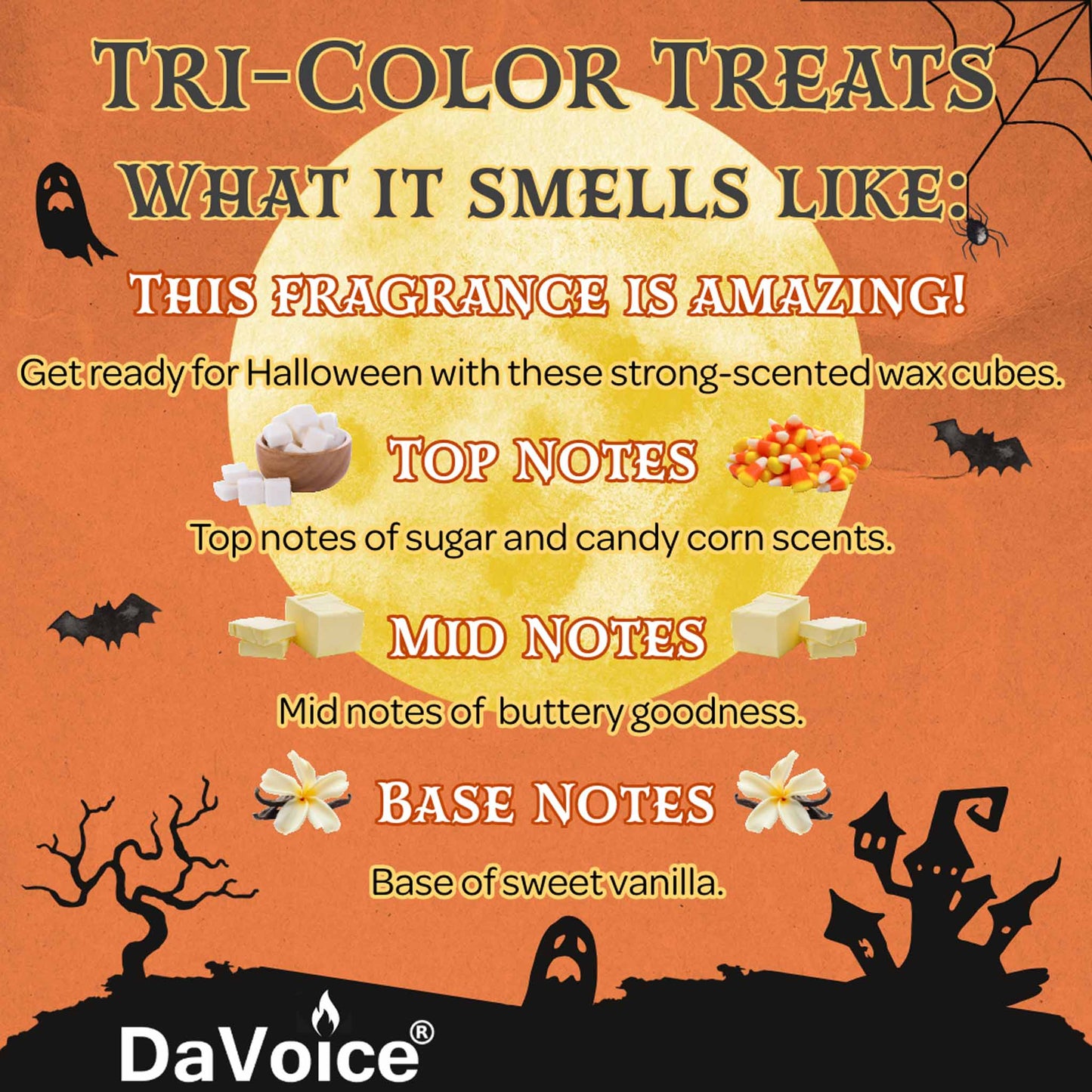 spooky wax melts