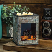 electric flame fireplace wax warmer