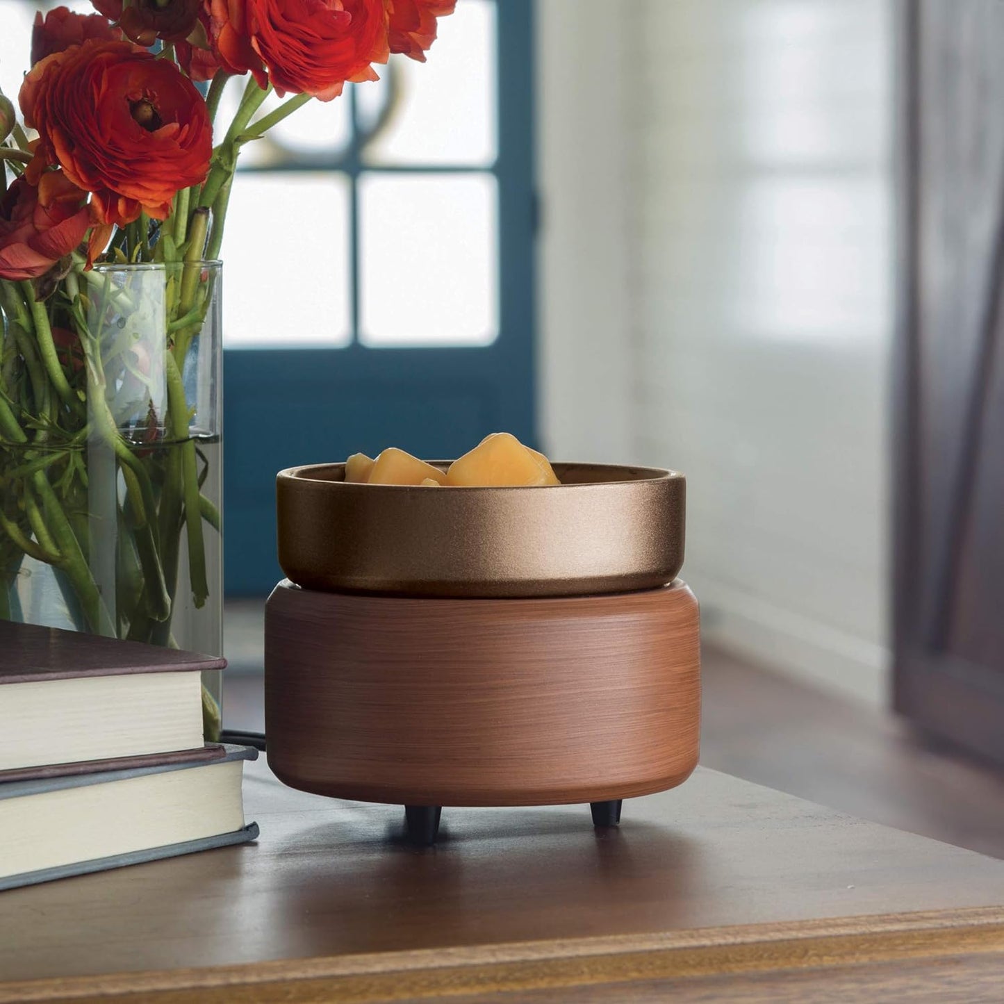 bronze walnut brown wax warmer