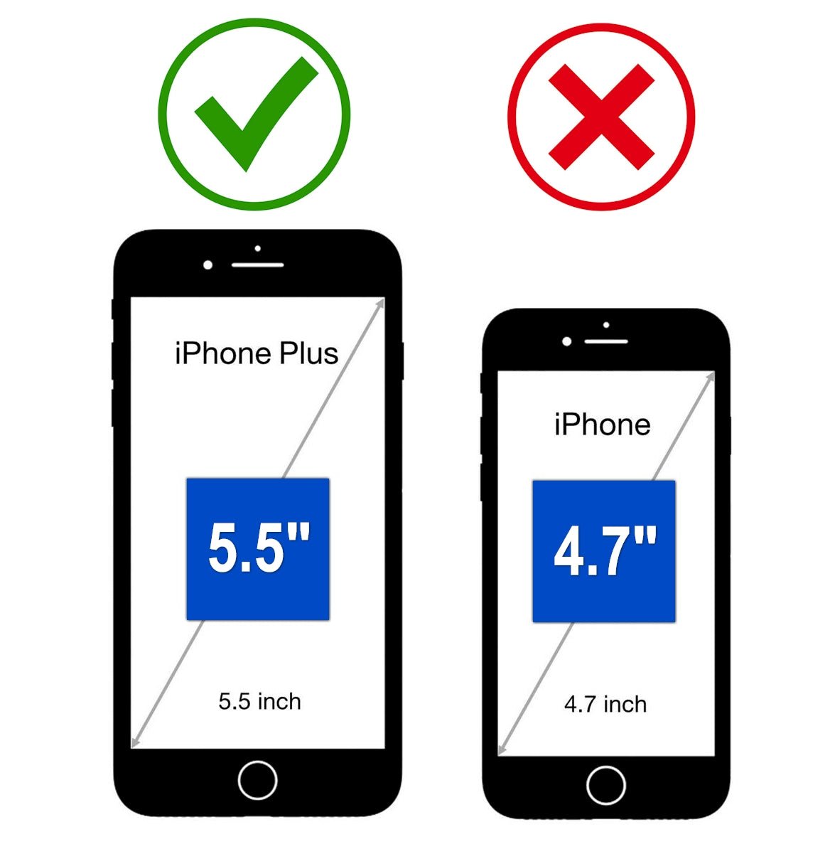 Iphone 8 plus screen deals size inches